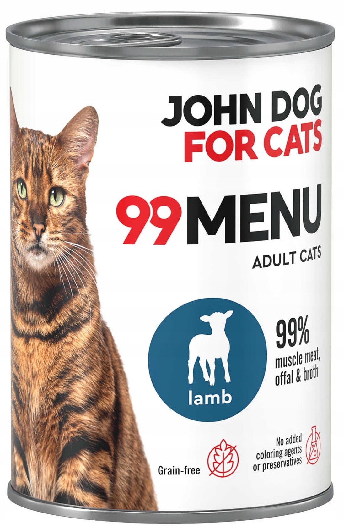 JohnDog ForCat 99 Menu Adult Jagnięcina 400g