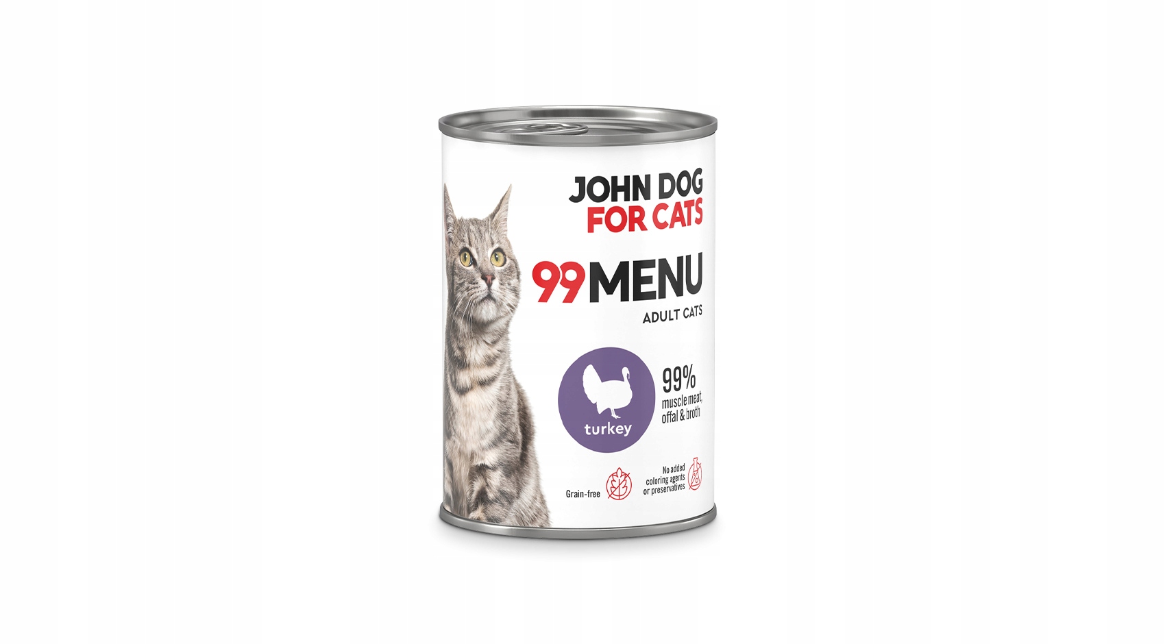 John Dog for Cats Karma mokra 99 MENU dla kota indyk 400 g