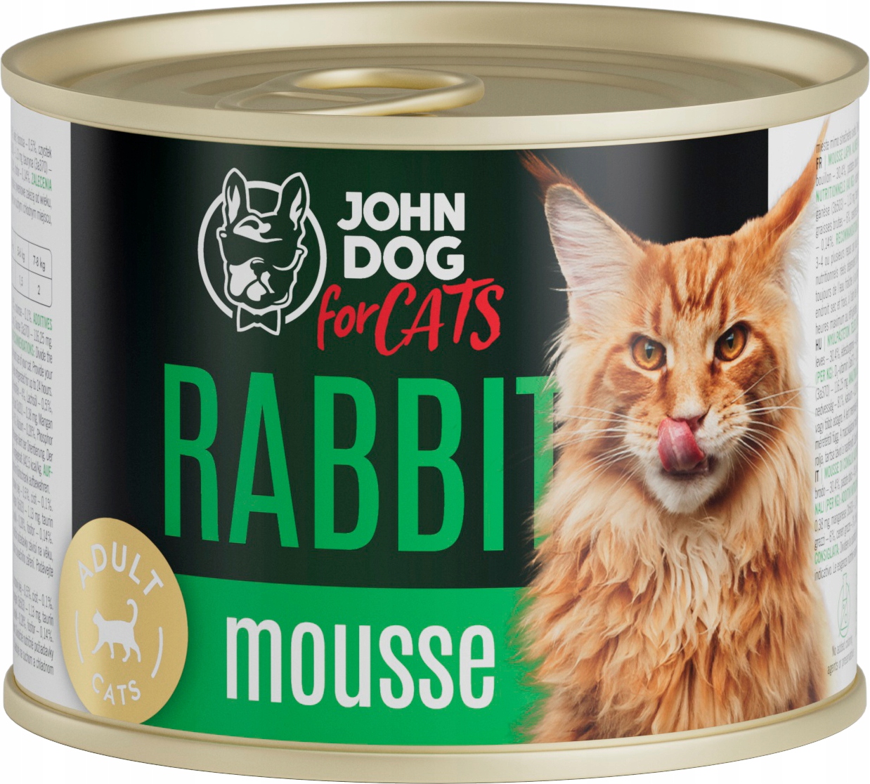John Dog for Cats karma mokra mus królik 200 g