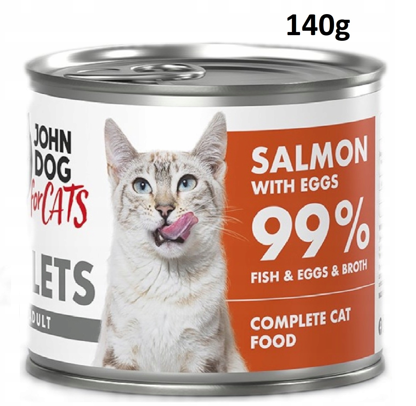 John Dog For Cats Fillets Łosoś z Jajkami 140g