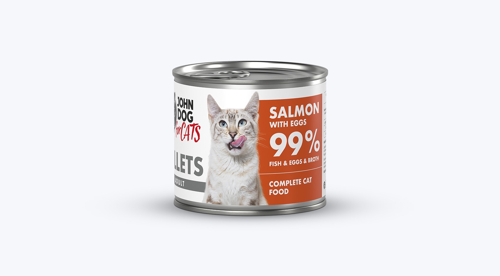 John Dog For Cats Fillets Łosoś z Jajkami 140g