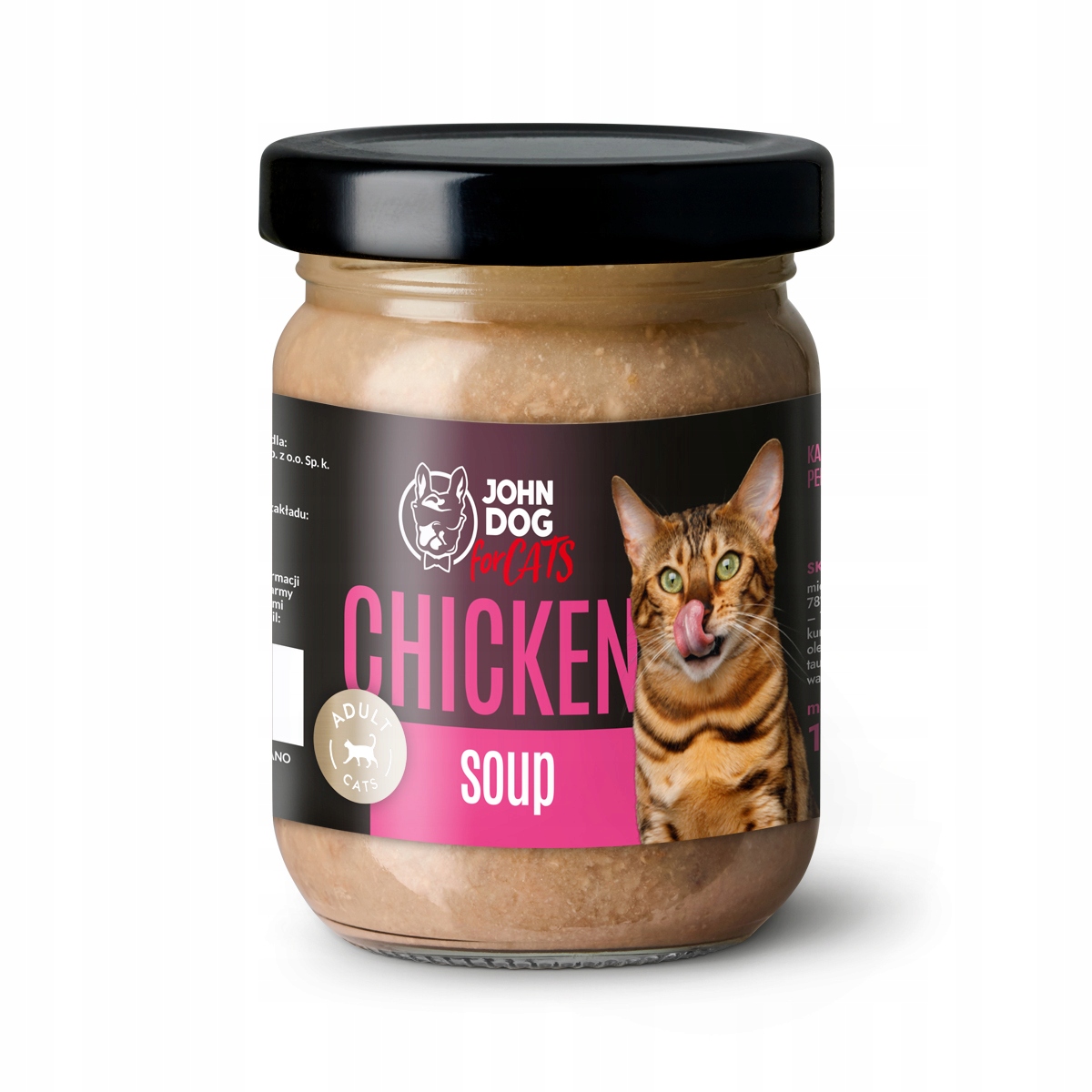 John Dog for Cats karma dla kota ZUPA 100g kurczak