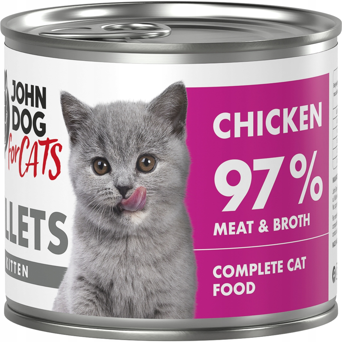 John Dog For Cats Filety z Kurczak Dla Kociąt 140g