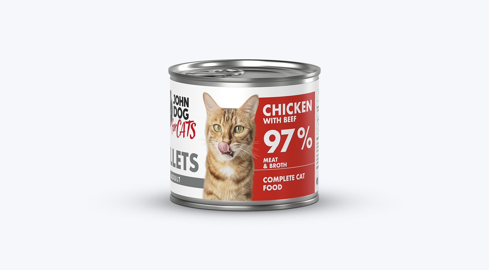 John Dog For Cats Fillets Kurczak Wołowina 140g