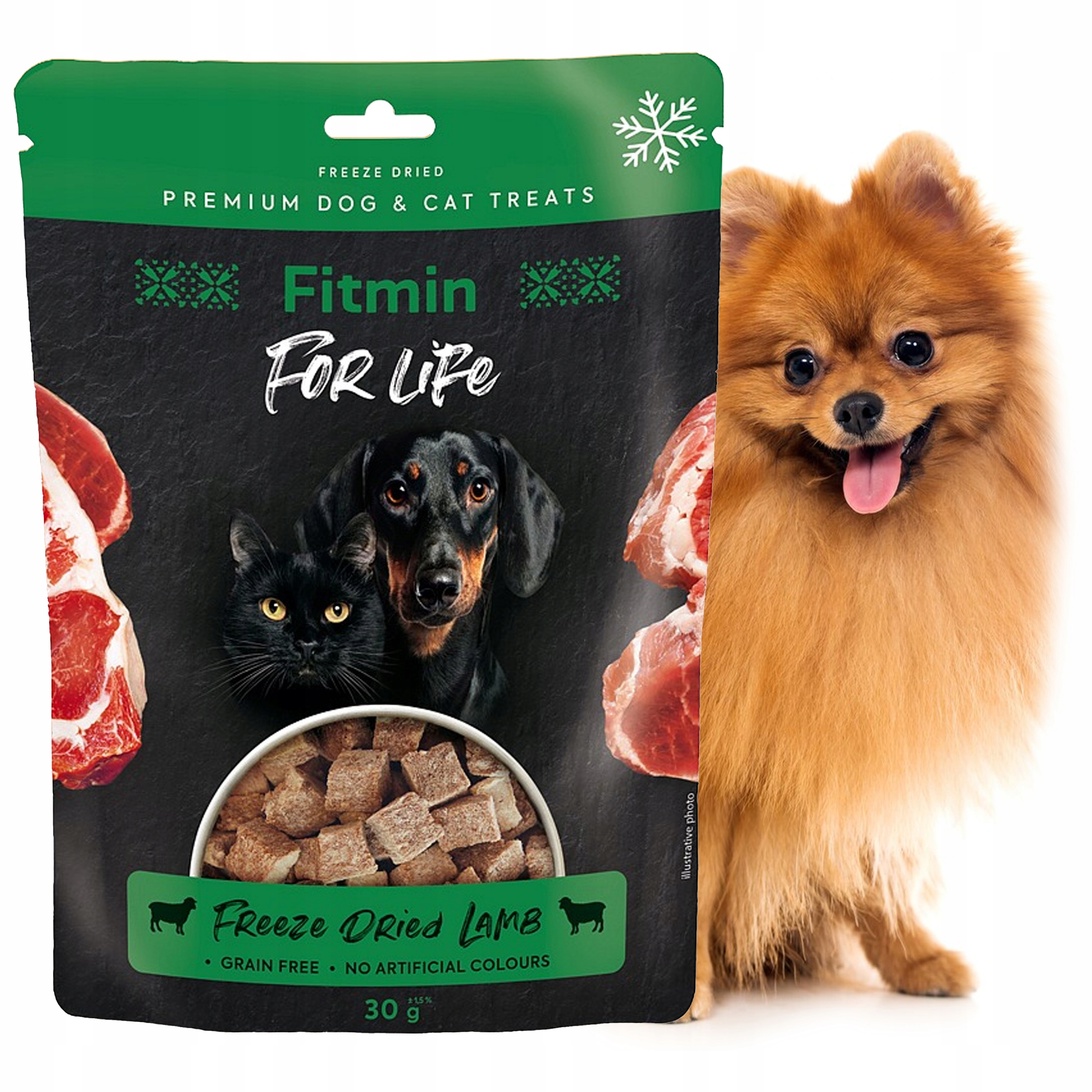 Fitmin For Life Dog&amp;Cat Freeze Dried Lamb with Chicken / z Jagnięciną 30g