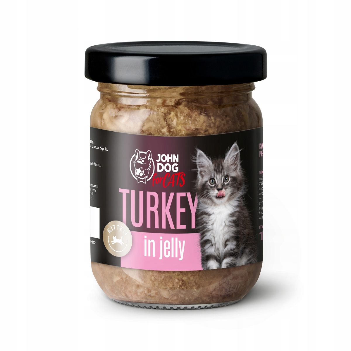 John Dog For Cats Dla Kociąt Galaretka 100g Indyk