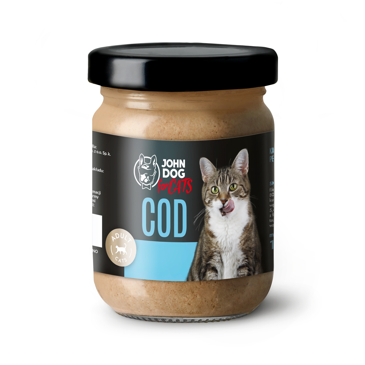 John Dog for Cats karma mokra mus dorsz 100g