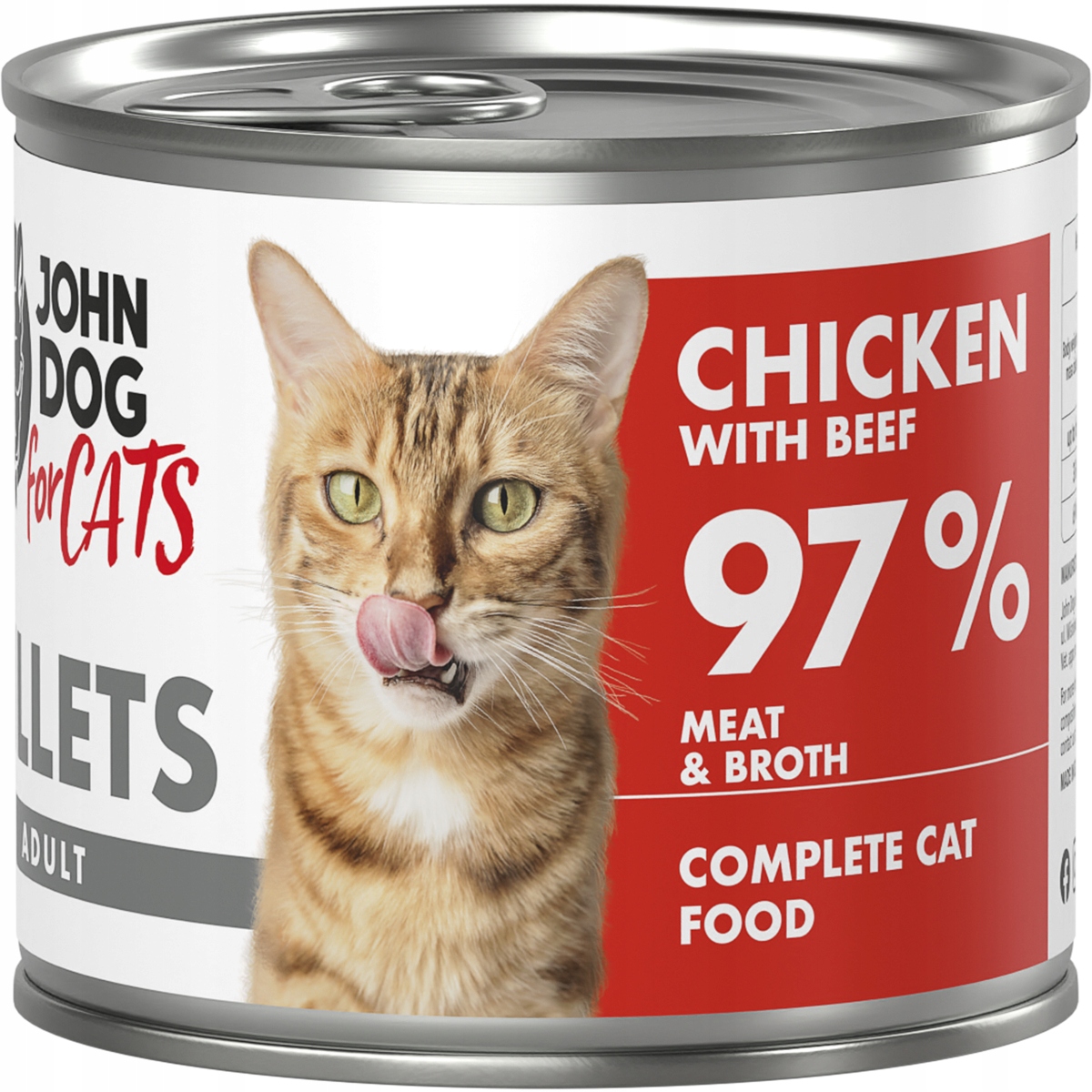 John Dog For Cats Fillets Kurczak Wołowina 140g