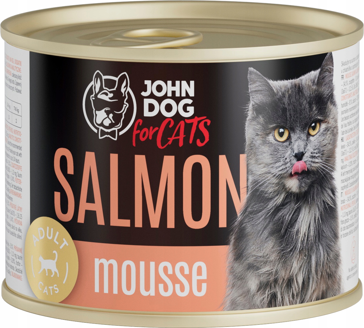 John Dog for Cats łosoś mus dla kota 200g