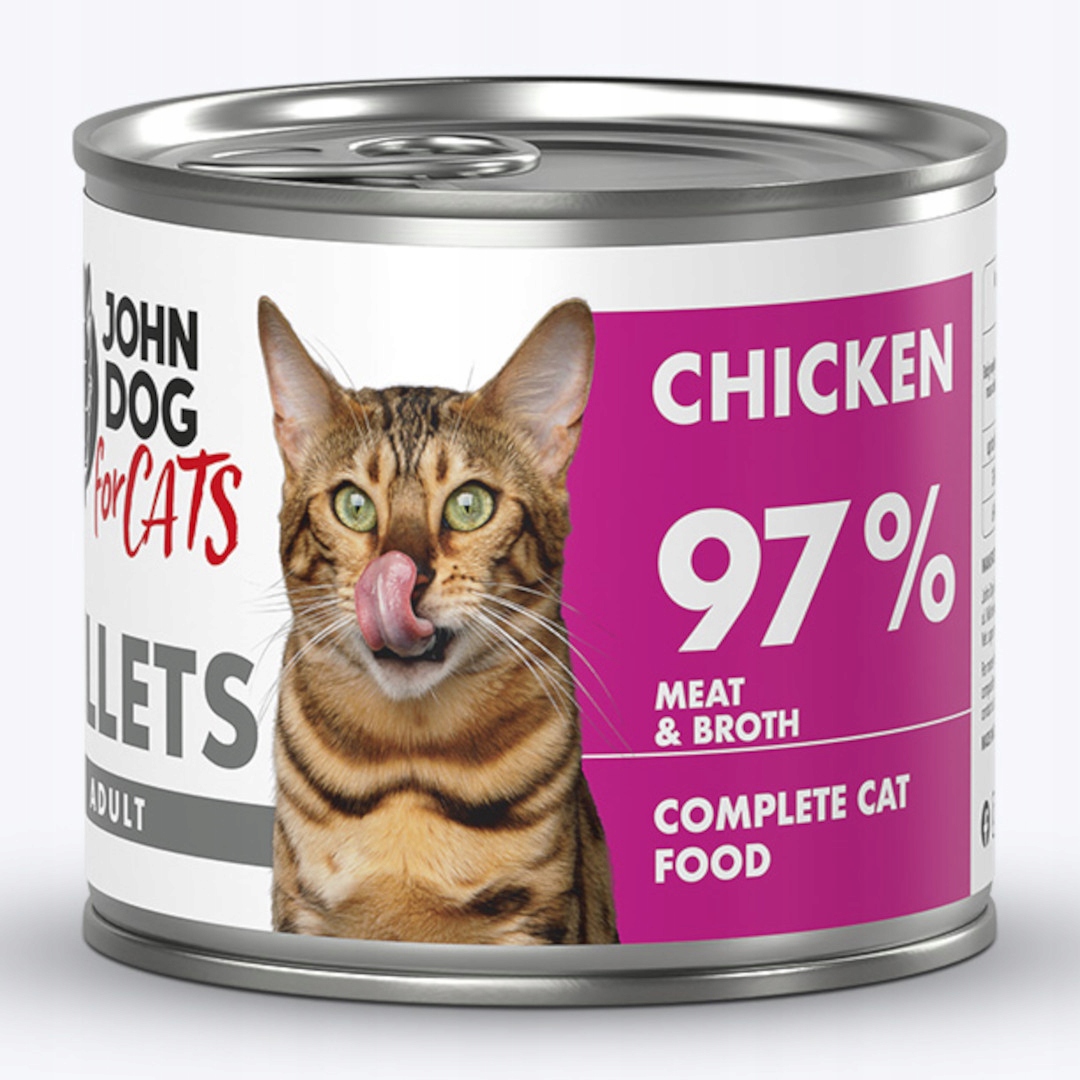 John Dog For Cats Filety Kurczak 140g