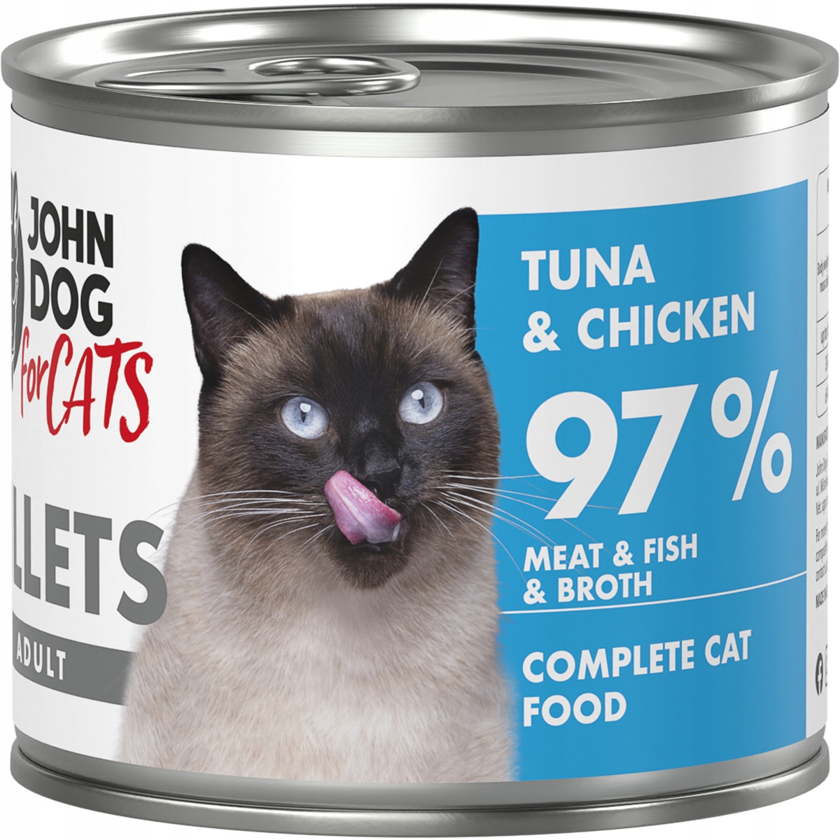 John Dog For Cats Mokra Karma Dla Kota Tuńczyk I Kurczak Filety 140g