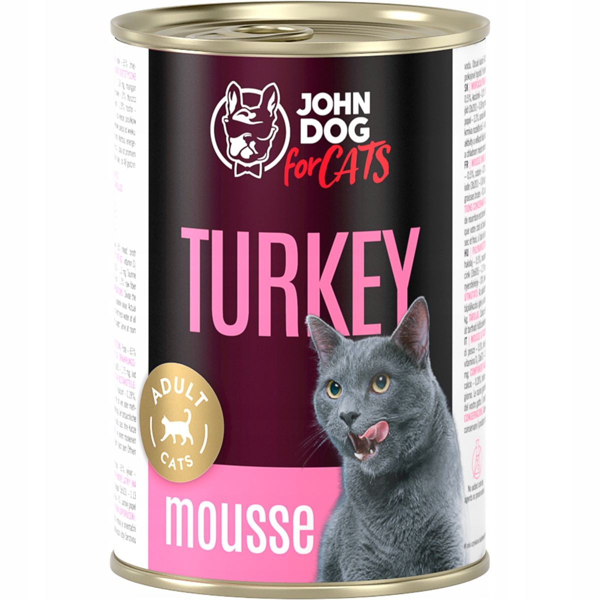 John Dog for Cats karma indyk mus 400g