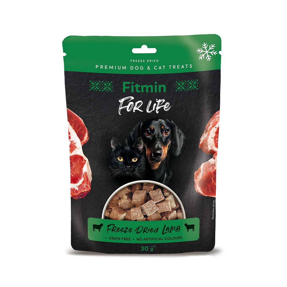 Fitmin For Life Dog&amp;Cat Freeze Dried Lamb with Chicken / z Jagnięciną 30g