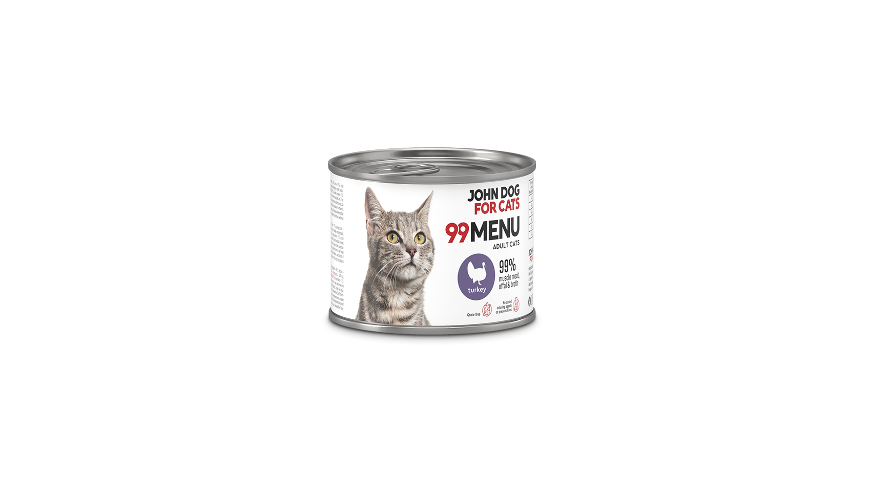 John Dog for Cats Karma mokra 99 MENU dla kota indyk 200 g