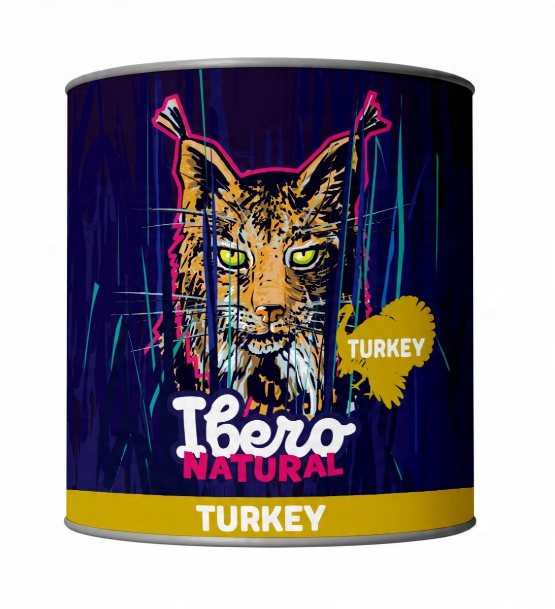 IBERO Natural mokra karma dla kota INDYK 200g puszka