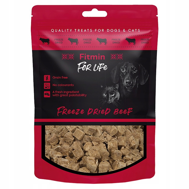 Smakołyk naturalne Fitmin 30 g Wołowina