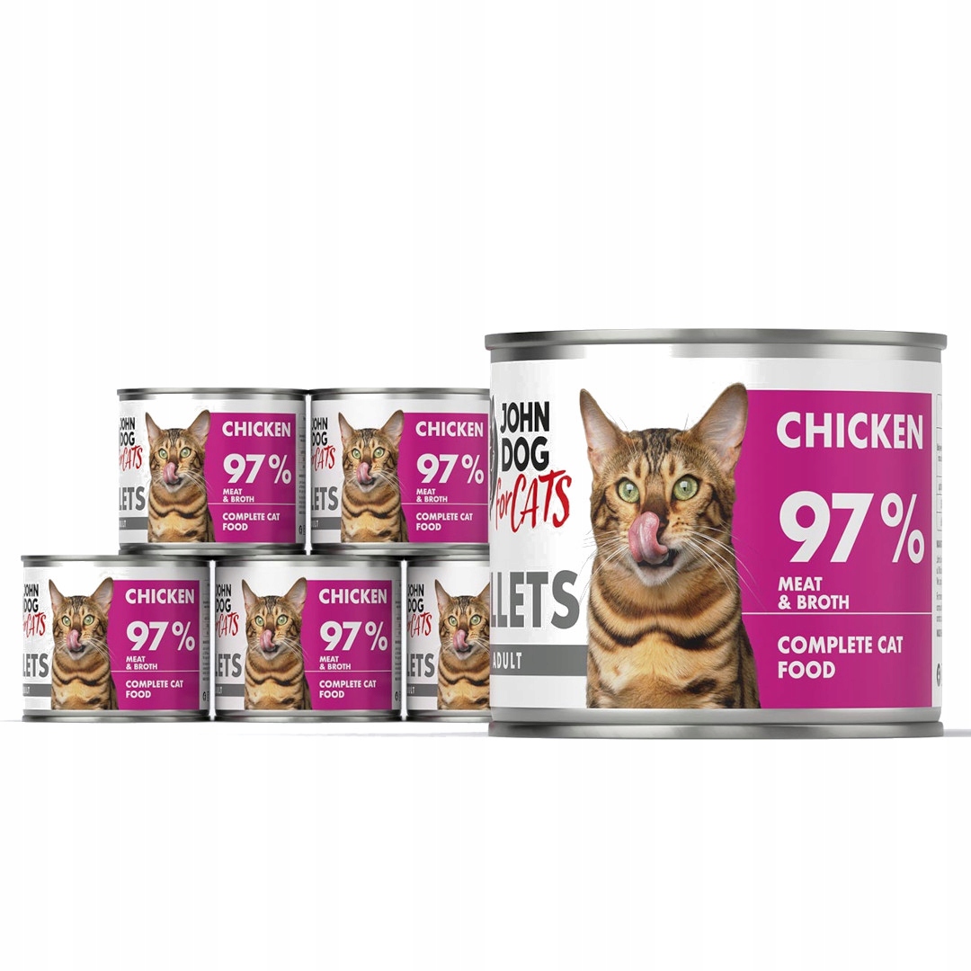 John Dog For Cats Filety Kurczak 140g