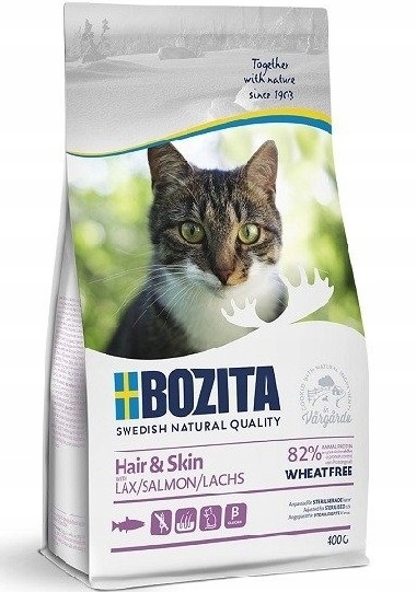 Bozita Hair &amp; Skin Wheat Free Salmon 400g
