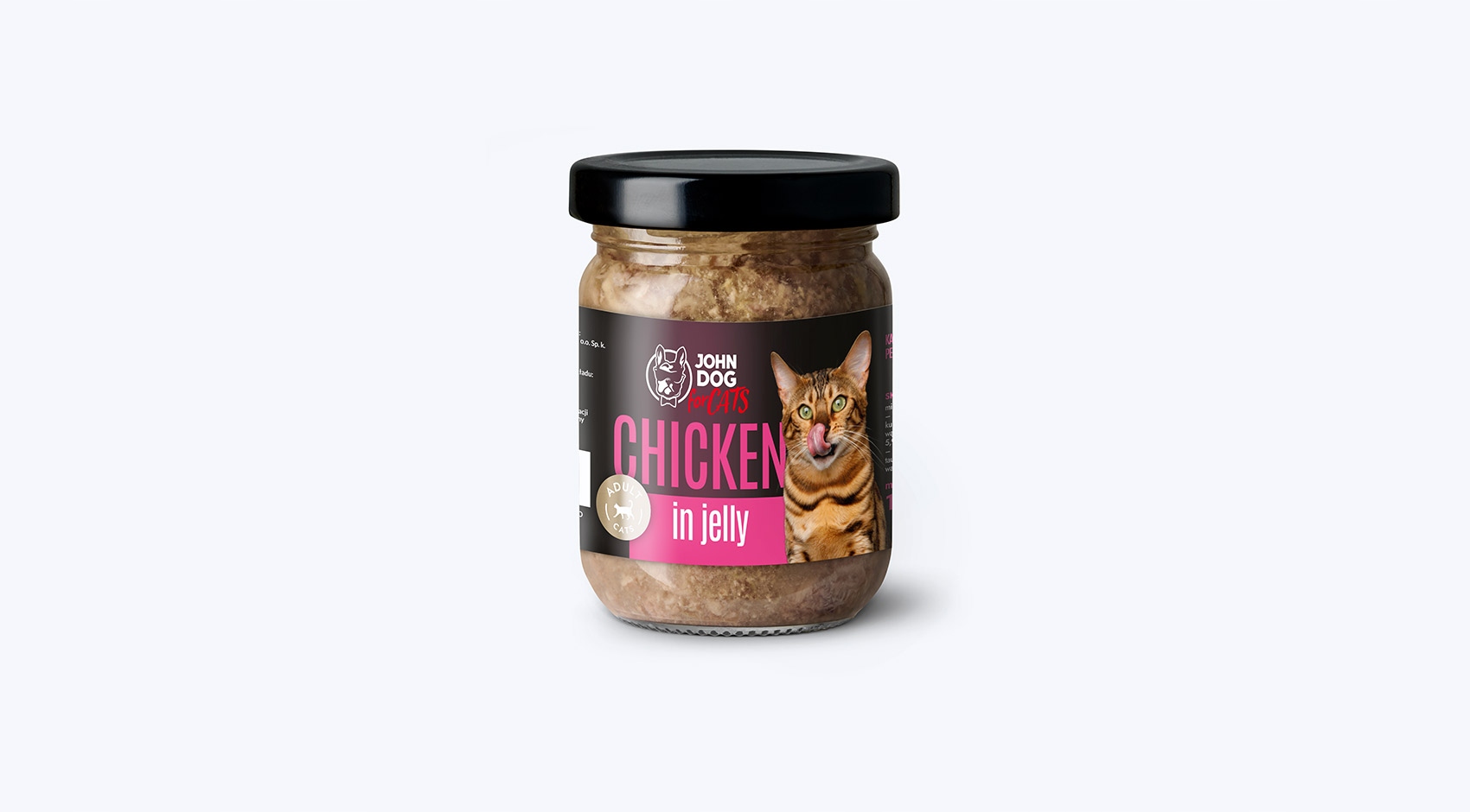 Monobiałkowa karma mokra dla kota Kurczak Galaretka 100g John Dog for Cats