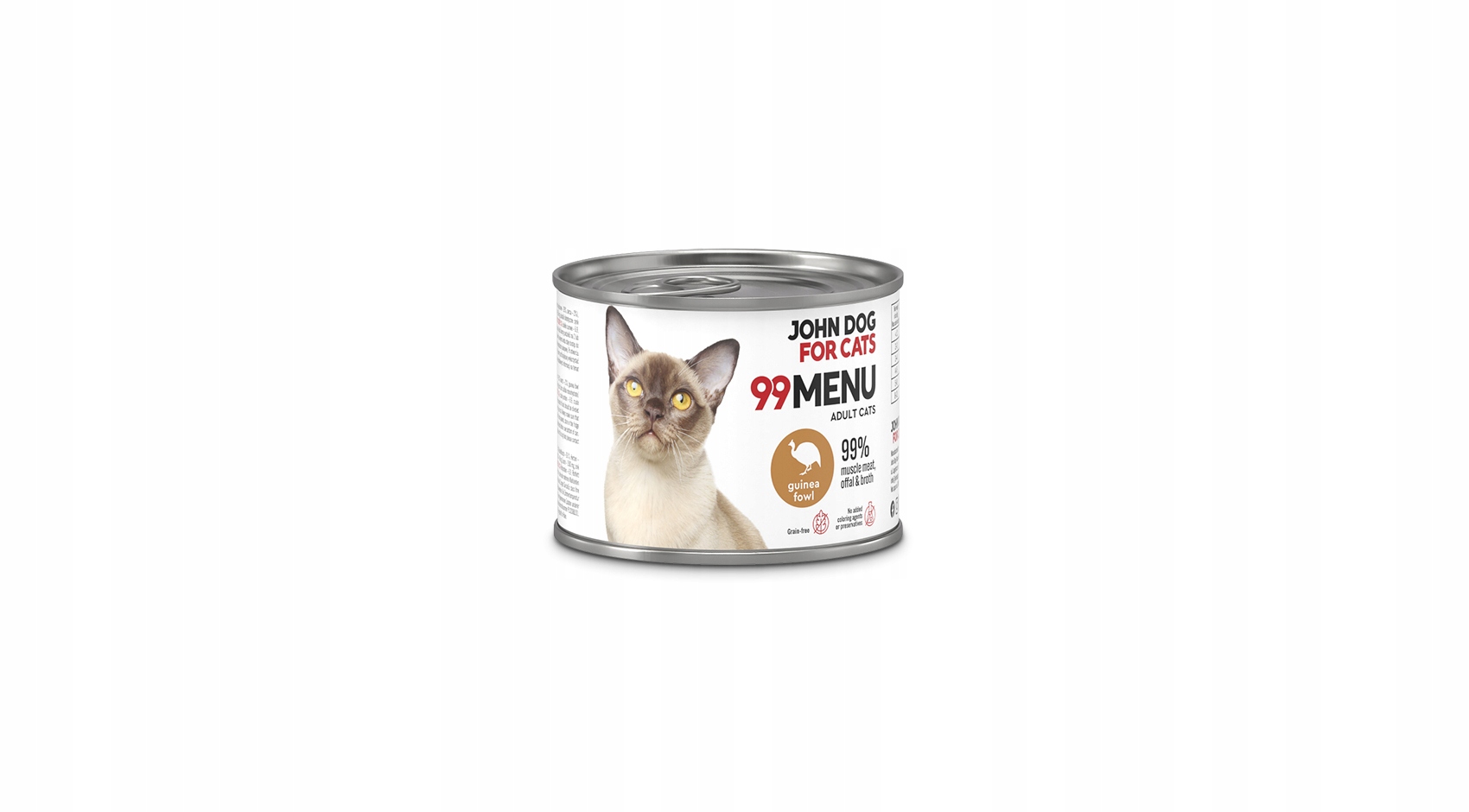 John Dog for Cats 99 menu karma mokra perliczka 200g