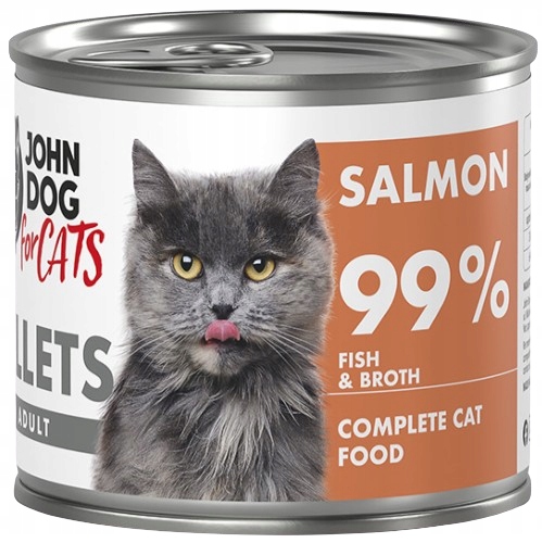 JOHN DOG FOR CATS FILETY ŁOSOŚ 140g