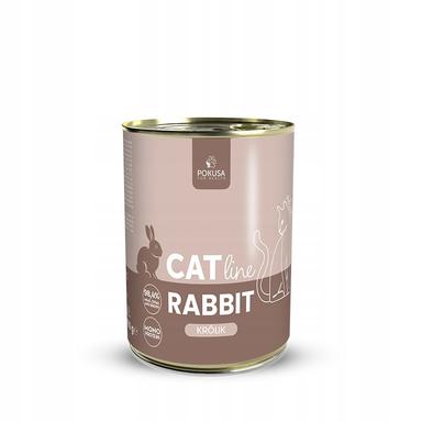 POKUSA CatLine karma mokra Rabbit / Królik 400g