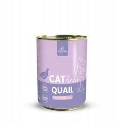 Pokusa CatLine karma mokra Quail / Przepiórka 400g KITTEN