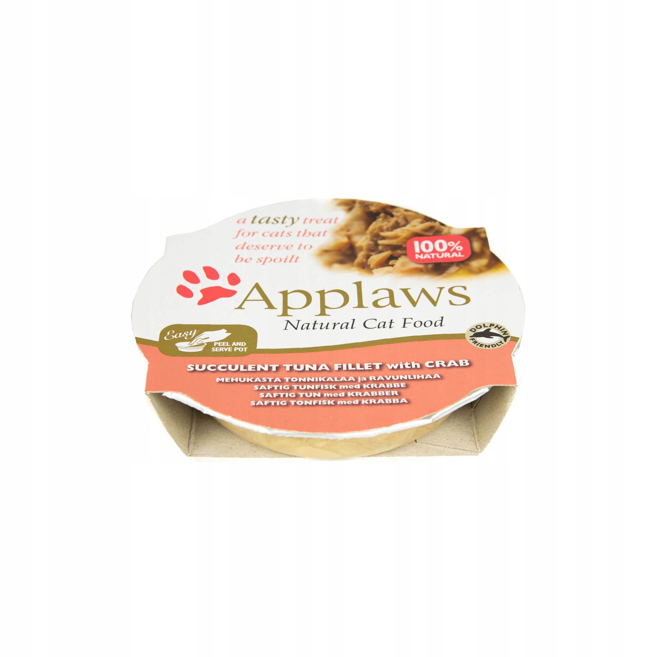 Applaws karma mokra dl kota tuńczyk z krabem miseczka 60g
