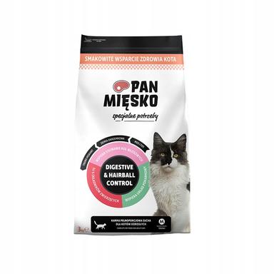 Pan Mięsko dla kota karma sucha Digestive&amp;hairball Control 3kg