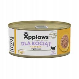 Applaws puszka dla kota KURCZAK w GALARETCE puszka 70g
