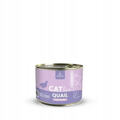 POKUSA CATLINE QUAIL KARMA MOKRA DLA KOCIĄT PRZEPIÓRKA MONOPROTEINOWA 200g