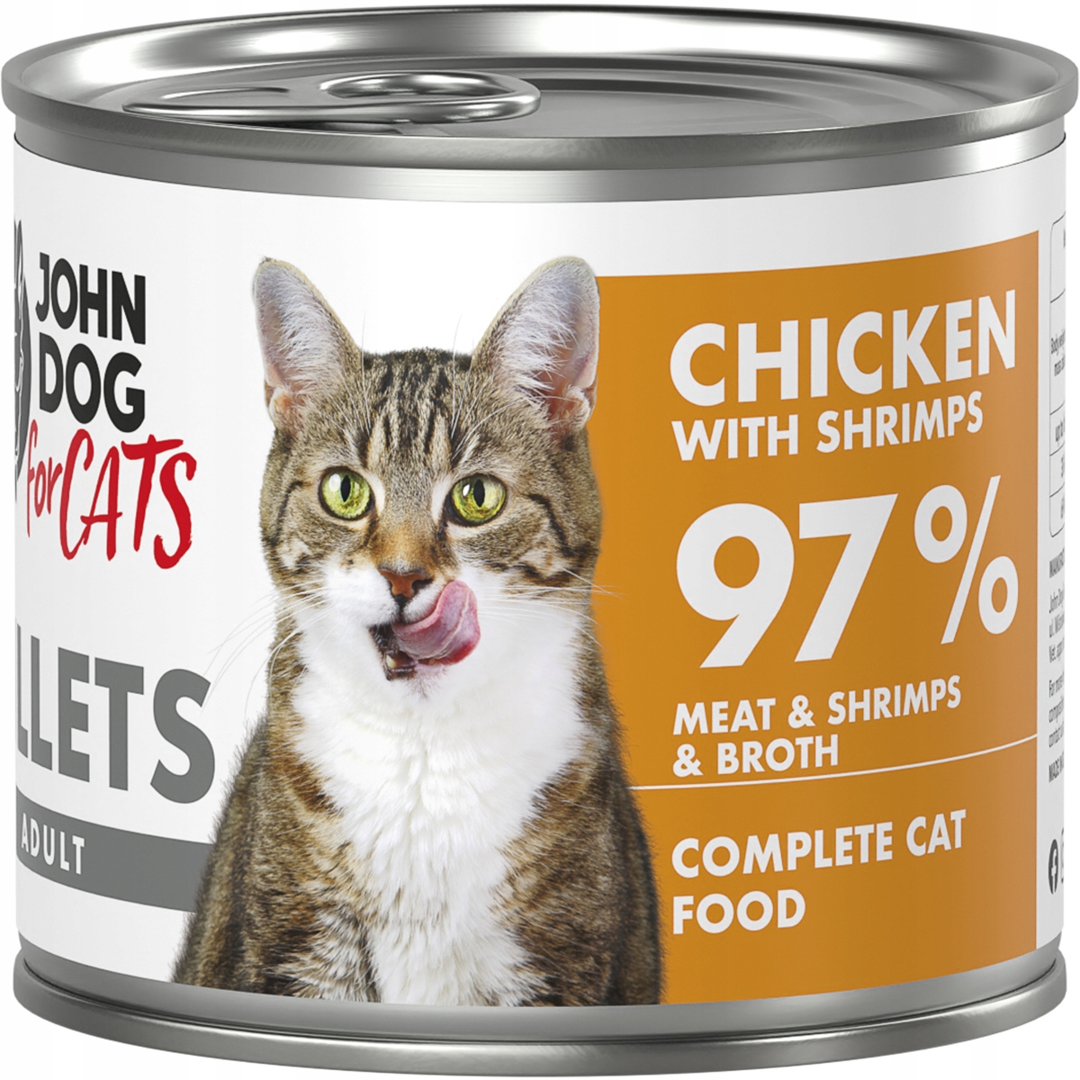 John Dog For Cats Fillets Kurczak Krewetki 140g