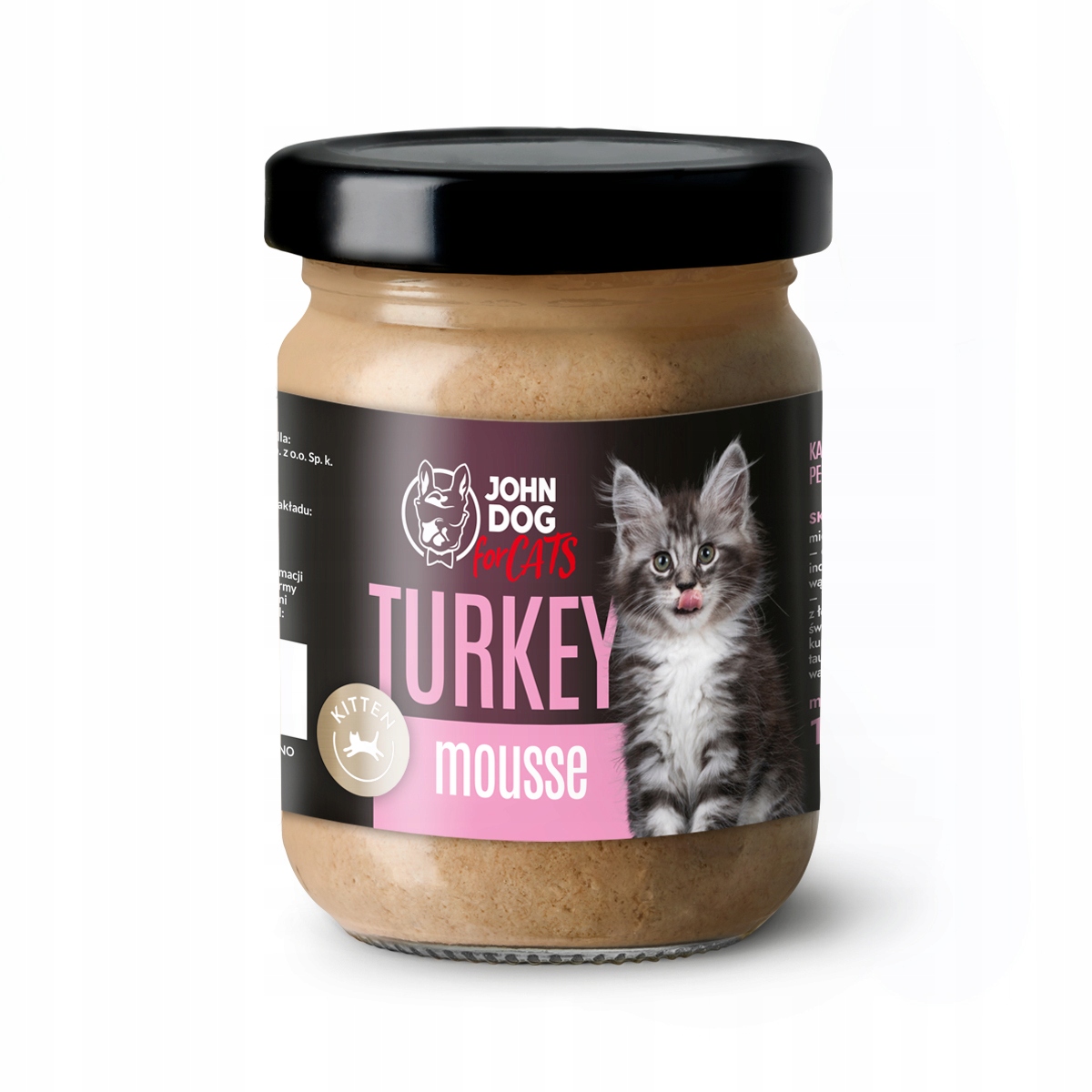 John Dog for Cats karma dla kociąt MUS 100g indyk