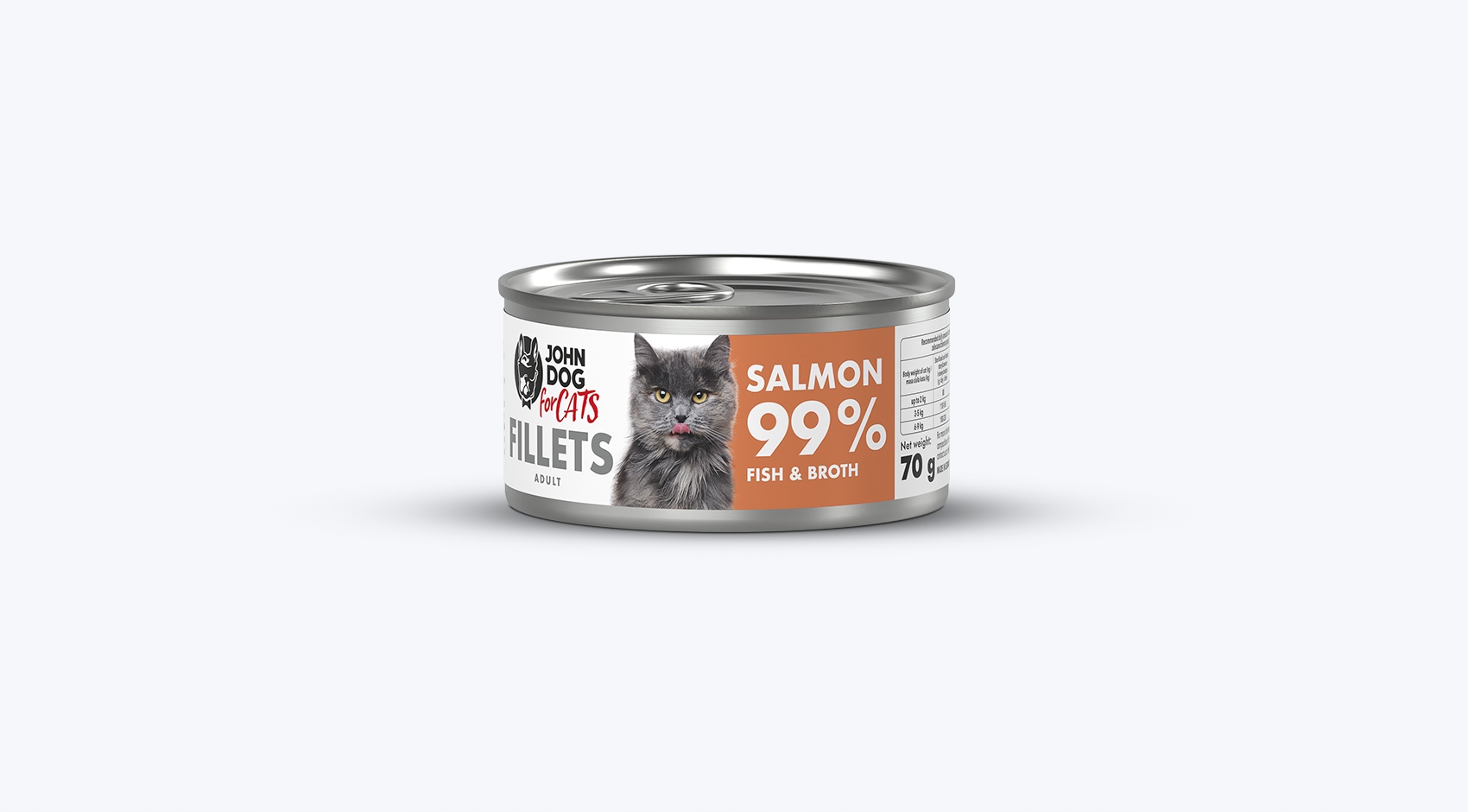 JOHN DOG FOR CATS FILETY ŁOSOŚ 70g
