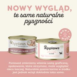 Applaws Tuńczyk z Łososiem w bulionie karma dla kota 156g