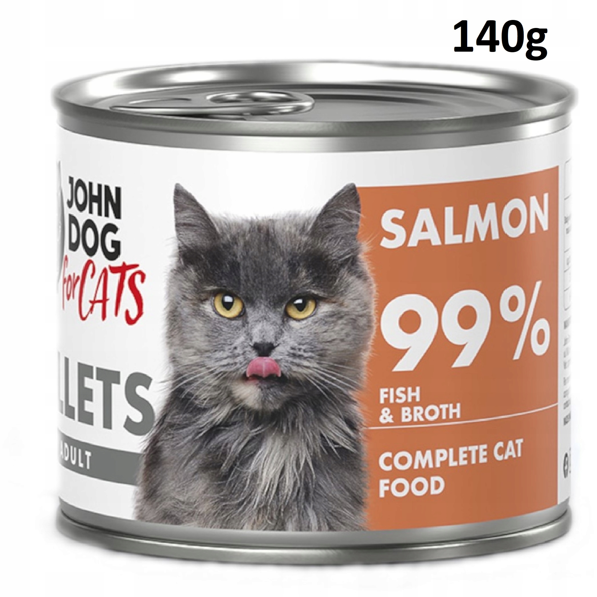 JOHN DOG FOR CATS FILETY ŁOSOŚ 140g