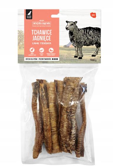 Wiejska Zagroda Gryzaki | Przysmaki dla psa &#8211; Tchawice jagnięce 100g