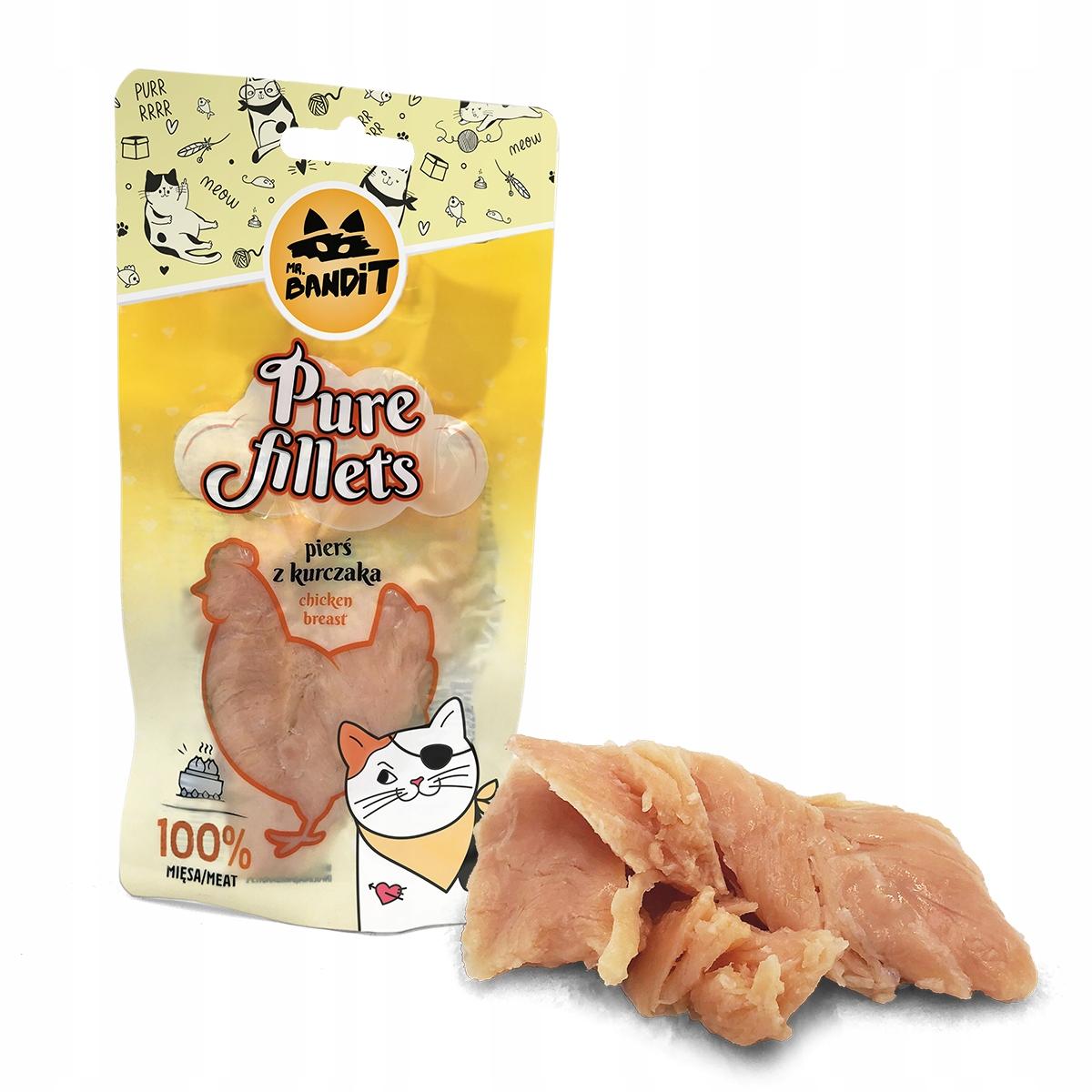 BANDIT CAT &#8211; PURE FILLETS PIERŚ KURCZAKA &#8211; 30g