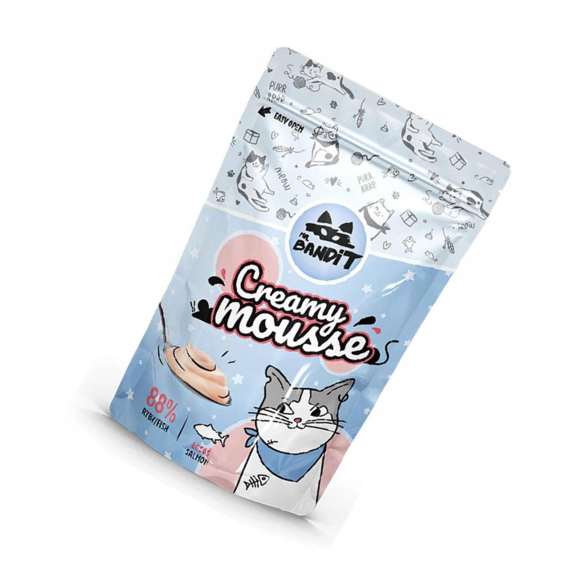 MR. BANDIT CAT &#8211; CREAMY MOUSSE ŁOSOŚ &#8211; 60g