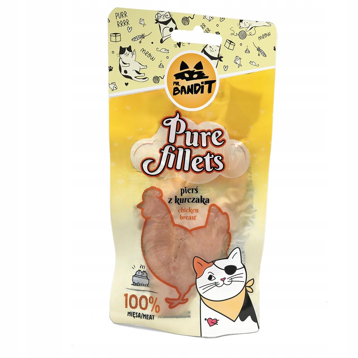 BANDIT CAT &#8211; PURE FILLETS PIERŚ KURCZAKA &#8211; 30g