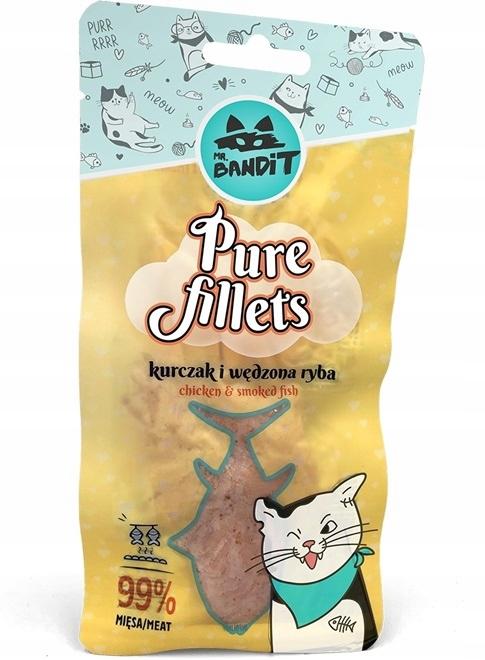 Mr. Bandit Pure fillets kurczak + wędzona ryba 30g