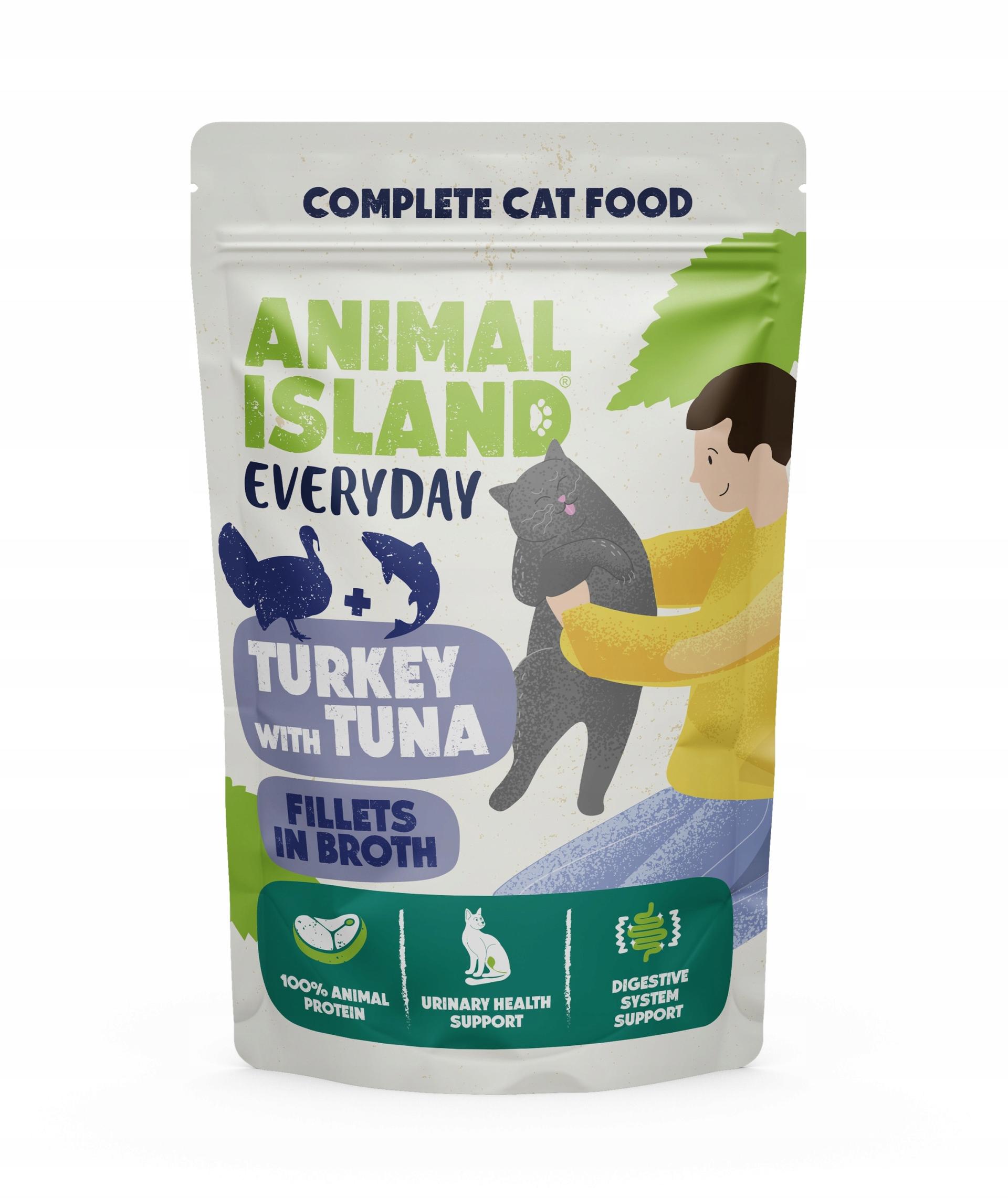 Animal Island karma mokra dla kota indyk&amp;tuńczyk 85g