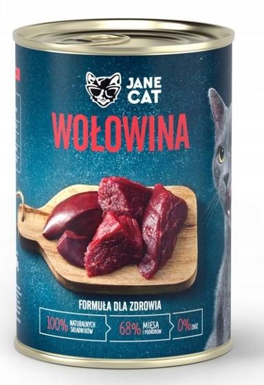 Mokra karma kot Wołowina 400 g Jane Cat