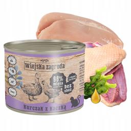 Wiejska Zagroda Karma mokra dla kota Kurczak z kaczką 200g
