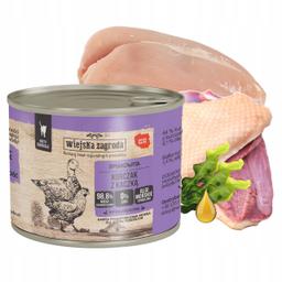 Wiejska Zagroda Karma mokra dla kota Kurczak z kaczką 200g