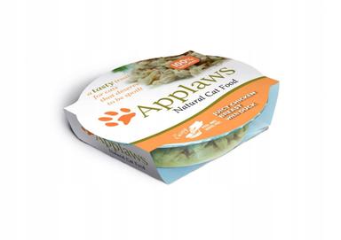 APPLAWS Cat pierś z kurczaka z kaczką w miseczce 60g