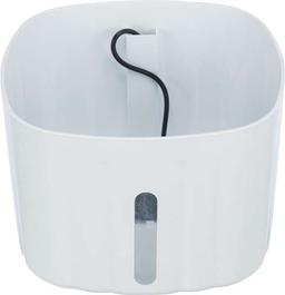 Flower, poidło automatyczne, dla kota, biało/szare, plastik, 2 l