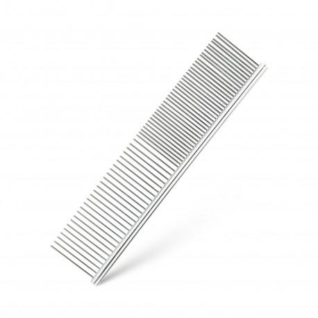 Grzebień stalowy szary 2,9 x 17 cm