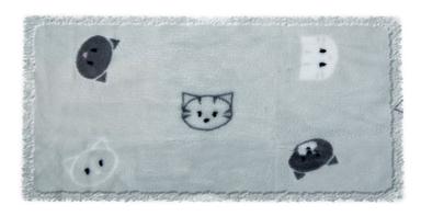 Kocyk Mimi szary 70x50cm