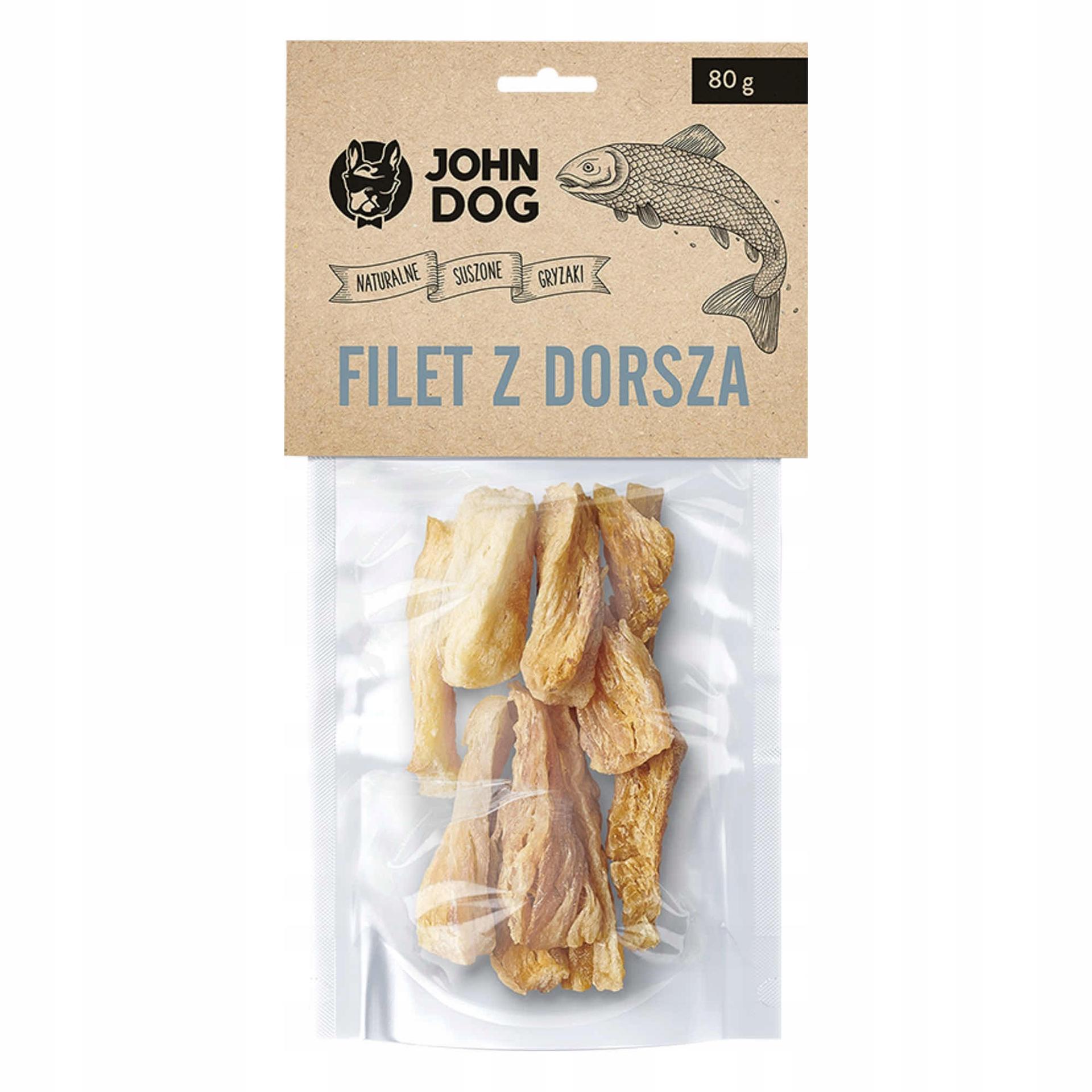 Suszony filet z dorsza Jane Cat 80g